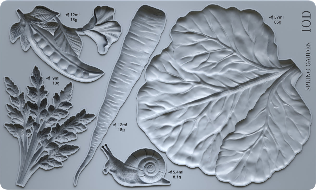 Spring Garden IOD Decor Mould