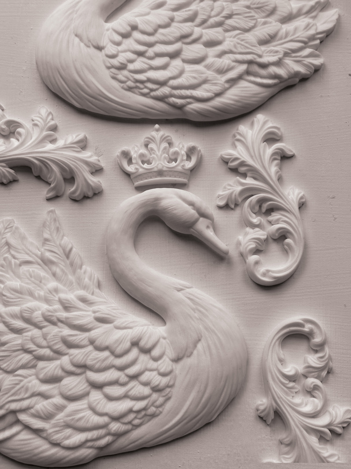 Swans IOD Decor Mould