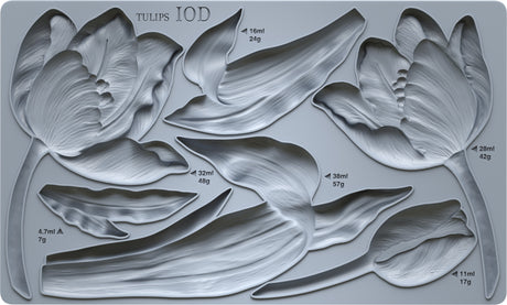 Tulips IOD Decor Mould