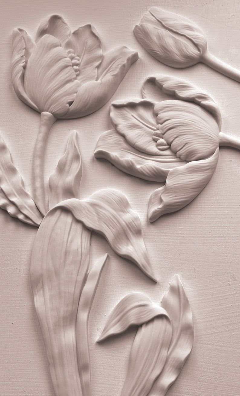 Tulips IOD Decor Mould