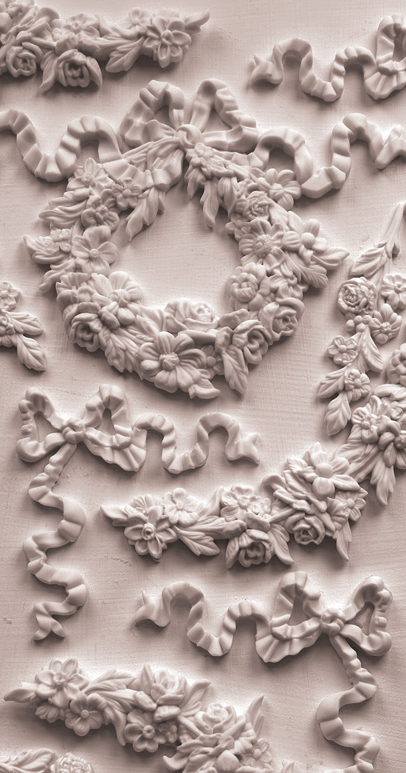 Wreath & Swags IOD Decor Mould