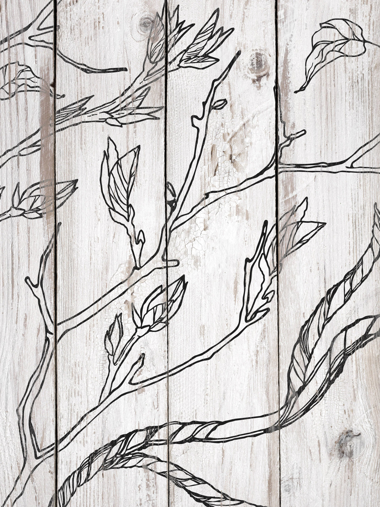 Branches & Vines IOD Decor Stamp