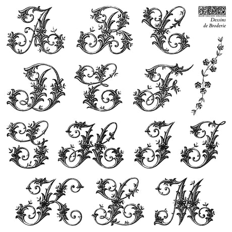 Dessins de Broderie IOD Decor Stamp