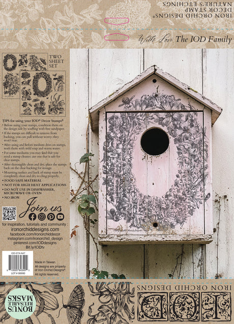 Nature’s Etchings IOD Decor Stamp