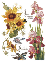 Flowers by the Poets IOD Transfer