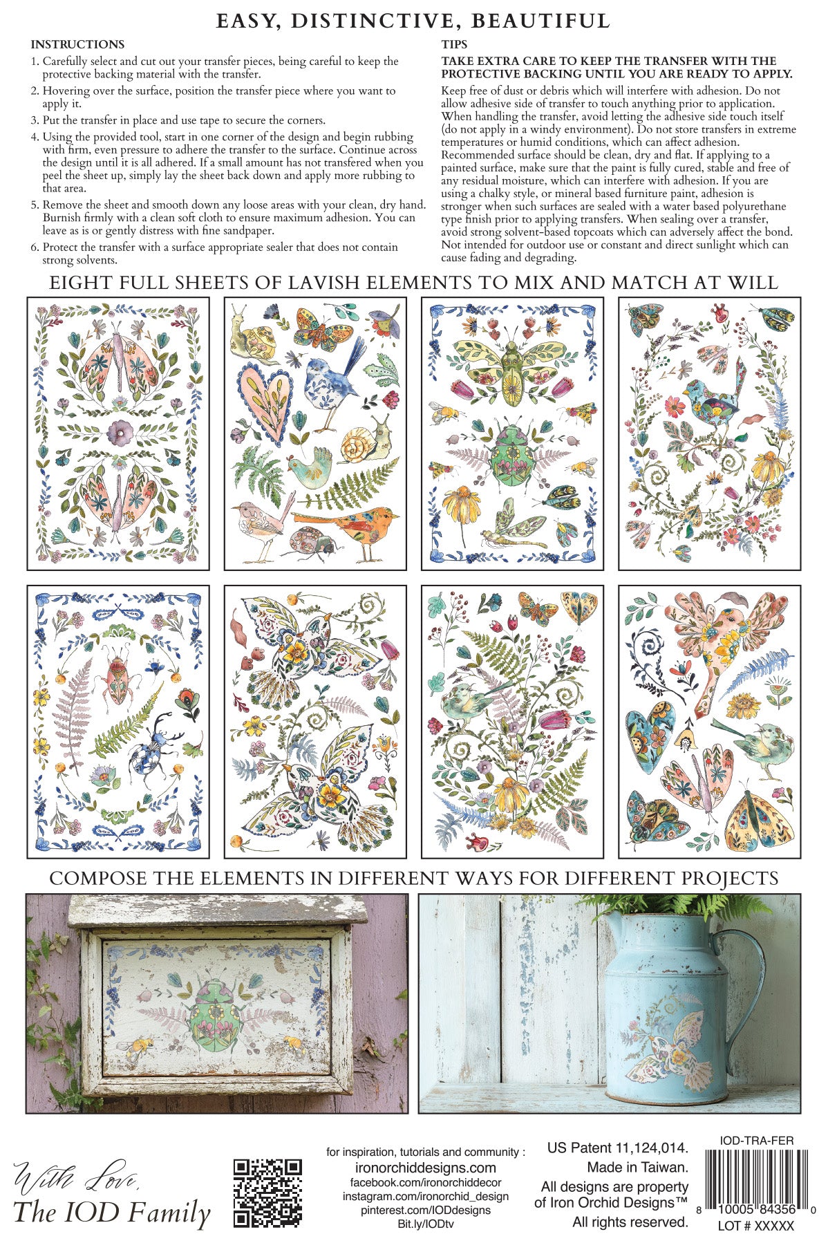 Fern Fables IOD Transfer
