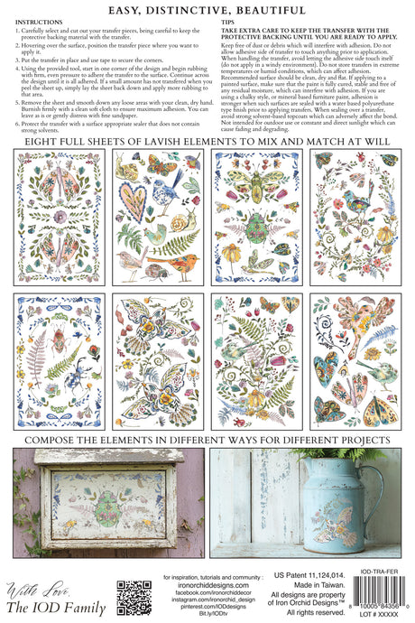 Fern Fables IOD Transfer