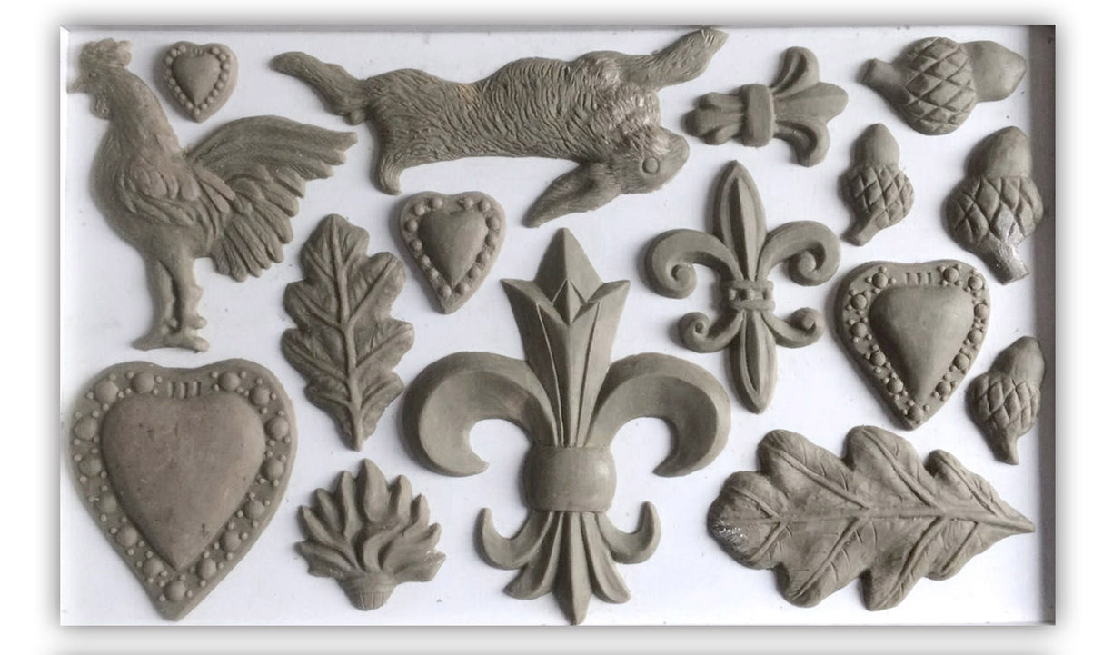 Fleur De Lis IOD Decor Mould