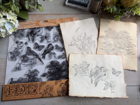 Meadowlark IOD Decor Stamp