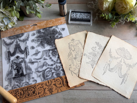 Palais des Fleurs IOD Decor Stamp