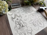 Palais des Fleurs IOD Decor Stamp