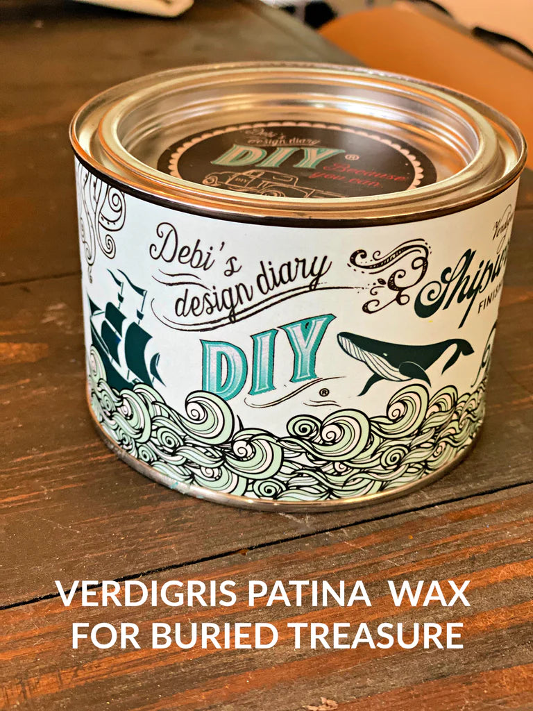 DIY Wax Shipwrecked  ( Verdigris wax)